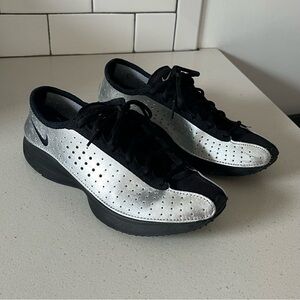 Silver Nike Air Superfly Sneakers